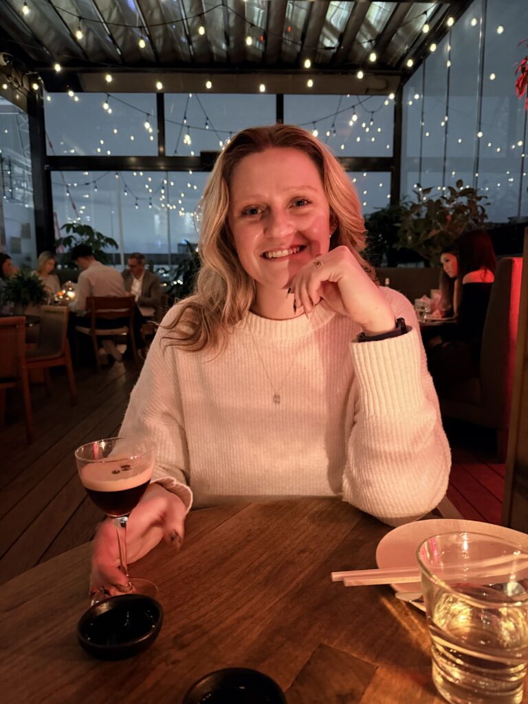 espresso martini with elizabeth