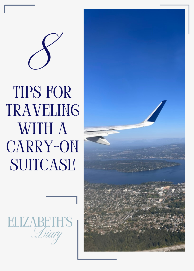 8 tips for traveling with a carry on suitcase